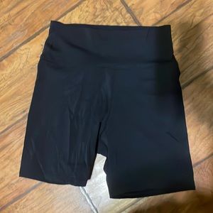 black biker shorts